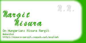 margit misura business card